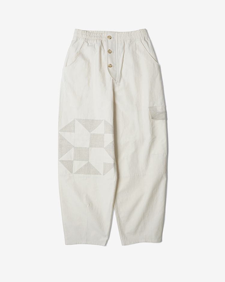 Spomenik / Easy pants 004 / IVORY
