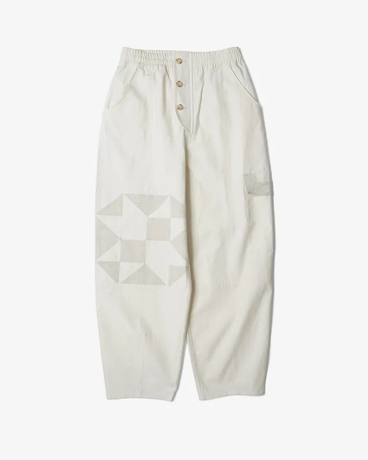 Spomenik / Easy pants 004 / IVORY