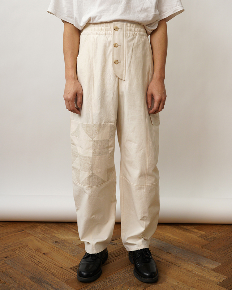 Spomenik / Easy pants 004 / IVORY