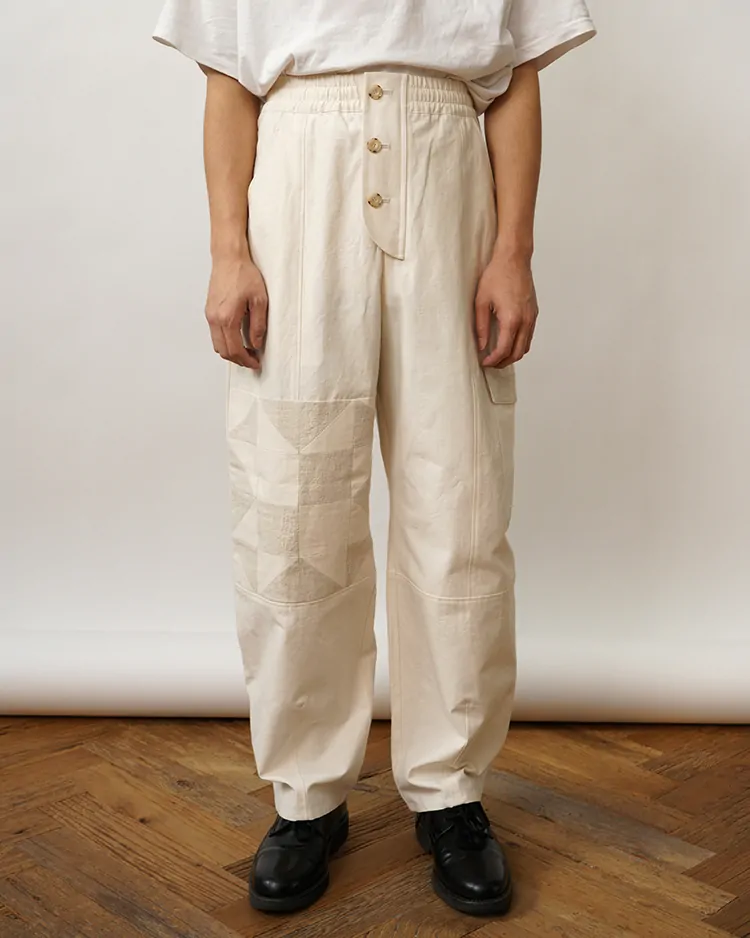 Spomenik / Easy pants 004 / IVORY