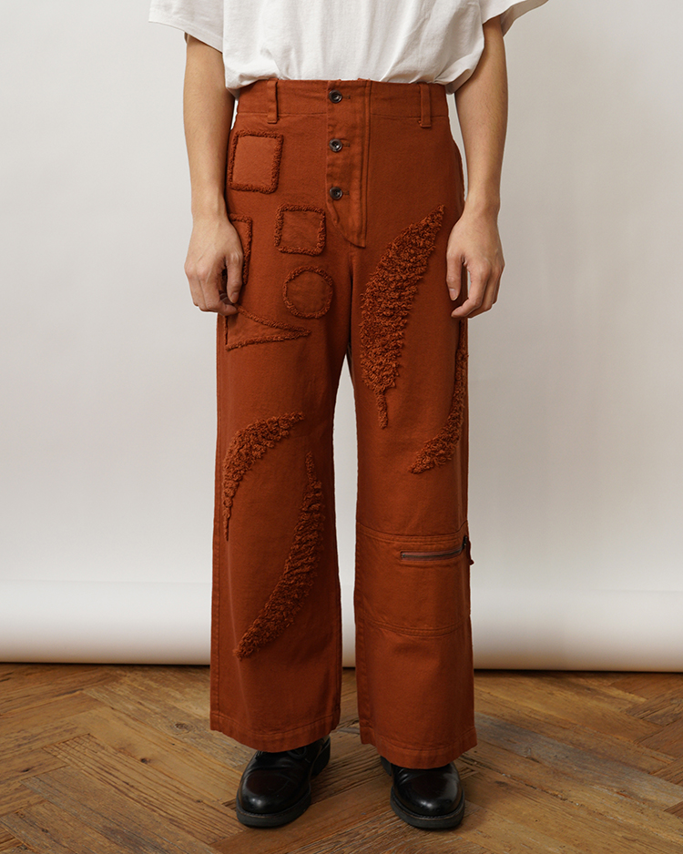 Spomenik / Bespoke pants 003 / ORANGE