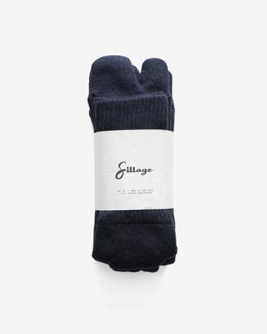 Sillage / 3p tabi socks / NAVY