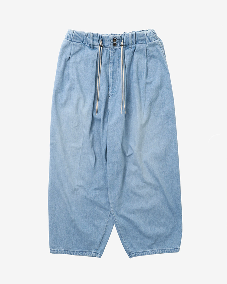 Sillage / circular pants denim bleached