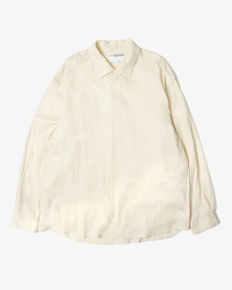 YAECA (MEN) / EXTRA WIDE - COMFORT SHIRT / NATURAL 
