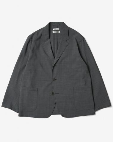  / WOOL BLEND JACKET / GRAY