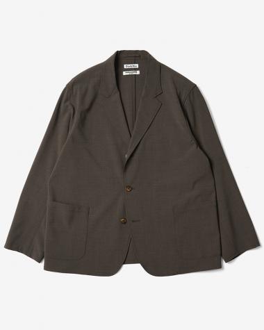  / WOOL BLEND JACKET / BROWN