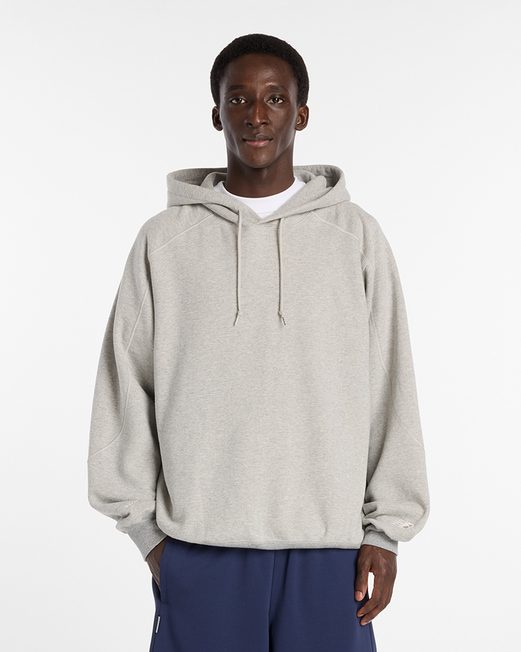 NEW BALANCE / MT6103ZW Oversized Hoodie / GREY
