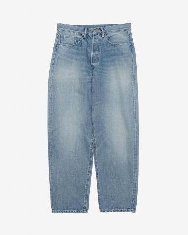  / Selvage Denim Five Pocket Tapered Pants / INDIGO LIGHT FADE