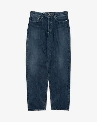 Graphpaper (MEN) / Selvage Denim Five Pocket Tapered Pants / INDIGO DARK FADE