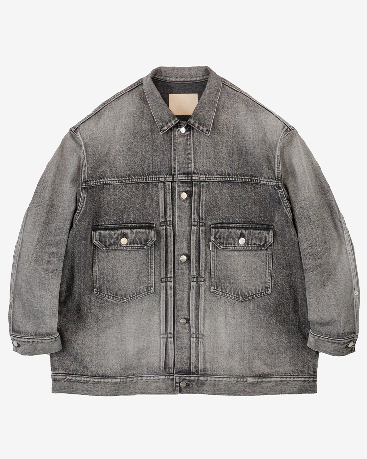 Graphpaper (MEN) / Selvage Denim Jacket / BLACK LIGHT FADE