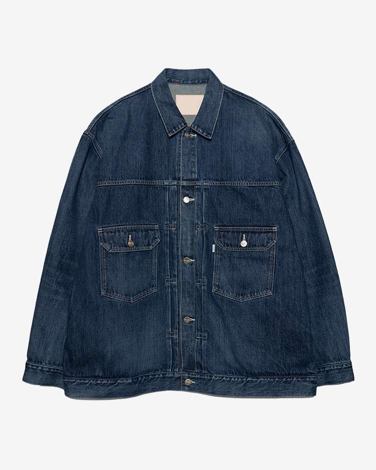 Graphpaper (MEN) / Selvage Denim Jacket / INDIGO DARK FADE