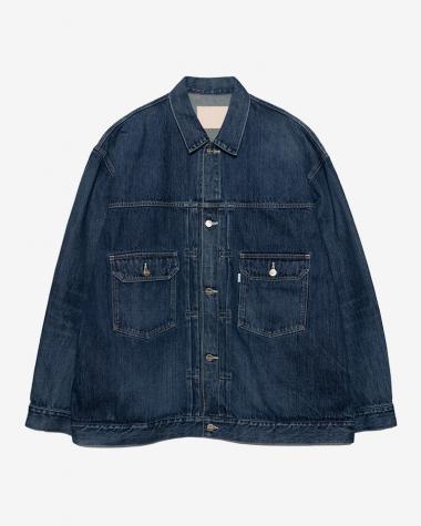 Graphpaper (MEN) / Selvage Denim Jacket / INDIGO DARK FADE