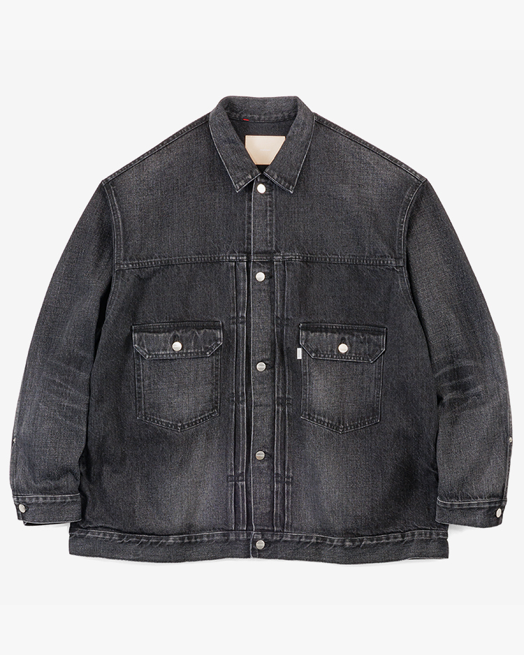 Graphpaper (MEN) / Selvage Denim Jacket / BLACK DARK FADE