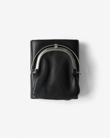 ED ROBERT JUDSON / ODD - FRAME TRIFOLD WALLET / BLACK(LAMB NAPPA)