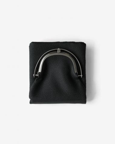 ED ROBERT JUDSON / ODD - FRAME HALF WALLET / BLACK (BOX GRAIN)