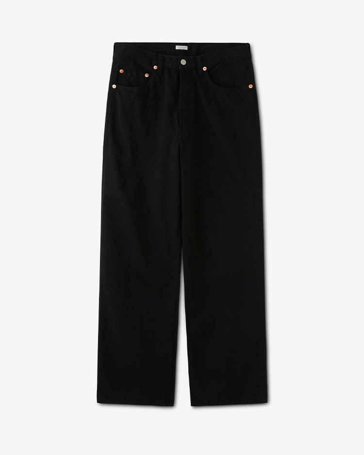 PHIGVEL / CLASSIC JEANS(WIDE) / BLACK