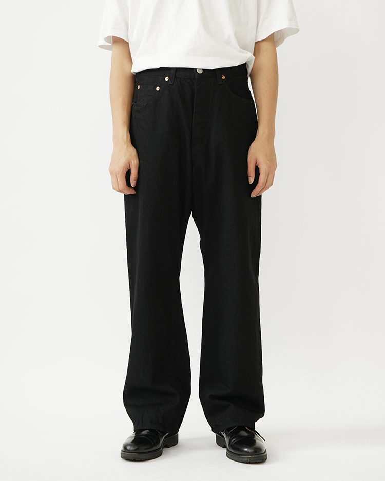 PHIGVEL / CLASSIC JEANS(WIDE) / BLACK