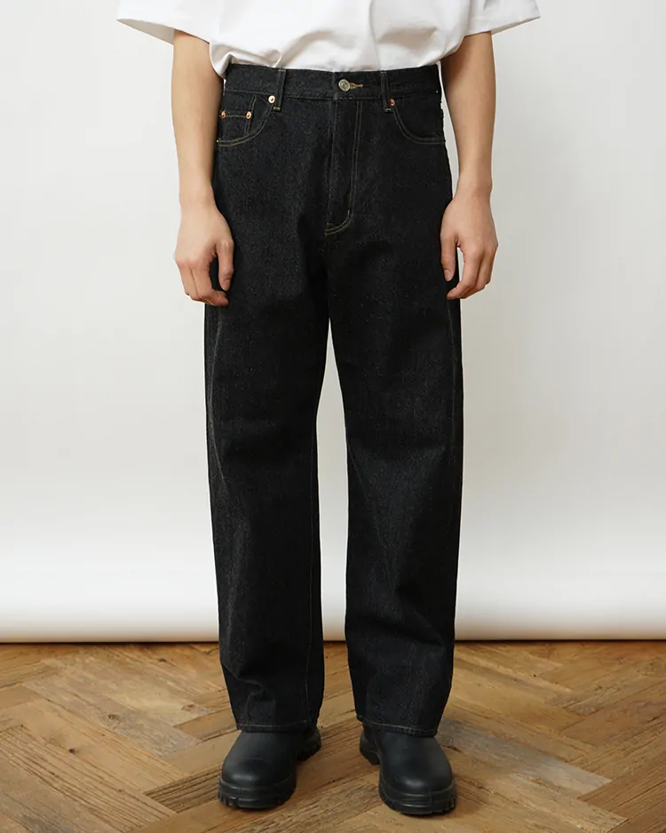 YAECA (MEN) / WIDE DENIM (19-13W) / INDIGO BLUE