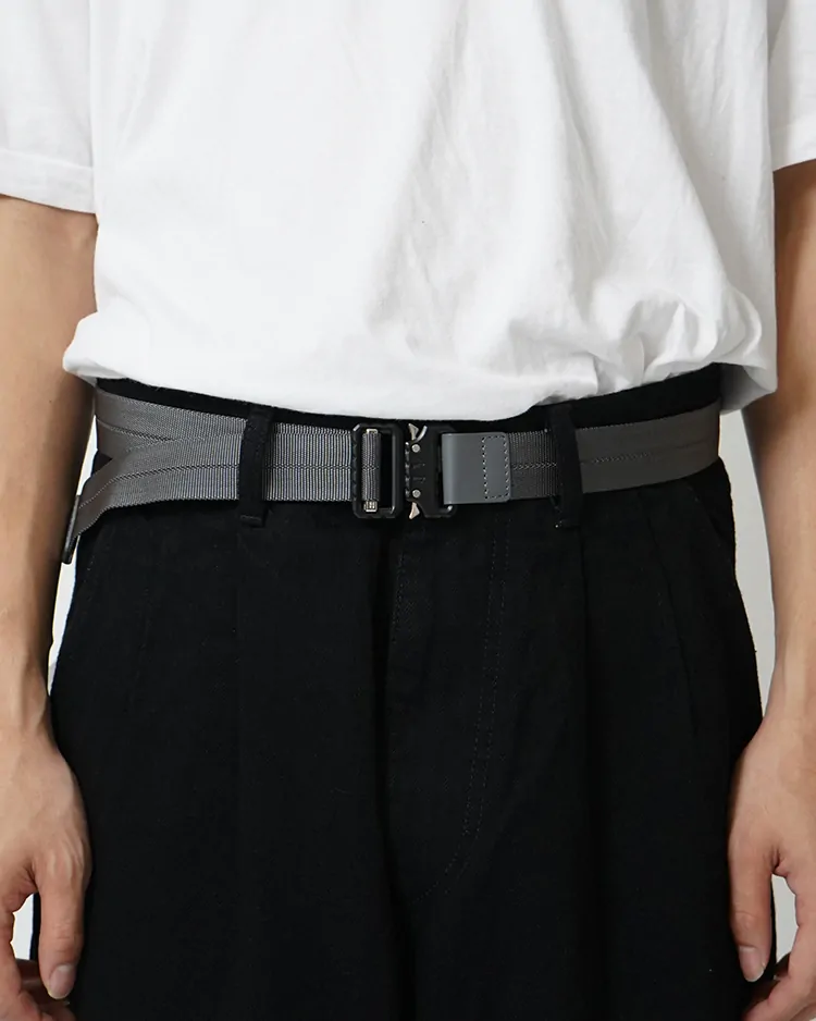 Graphpaper (MEN) / Nylon Riggers Belt / GRAY