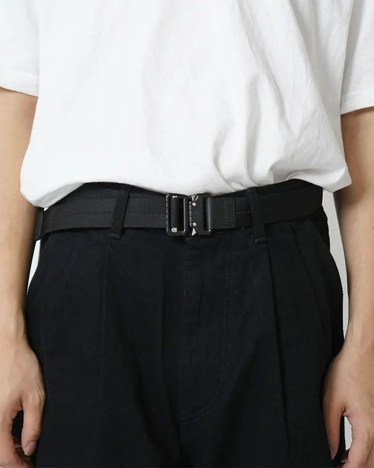 Graphpaper (MEN) / Nylon Riggers Belt / BLACK