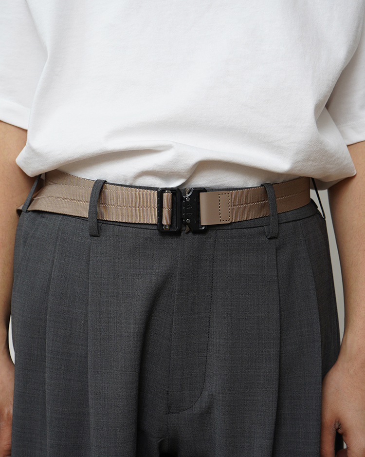 Graphpaper (MEN) / Nylon Riggers Belt / TAUPE