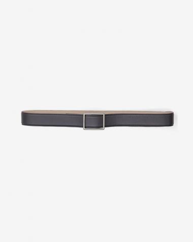 Graphpaper (MEN) / Holeless Leather Classic Belt / GRAY
