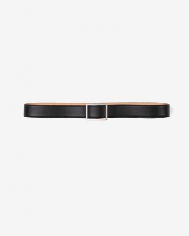 Graphpaper (MEN) / Graphpaper Holeless Leather Classic Belt / BLACK