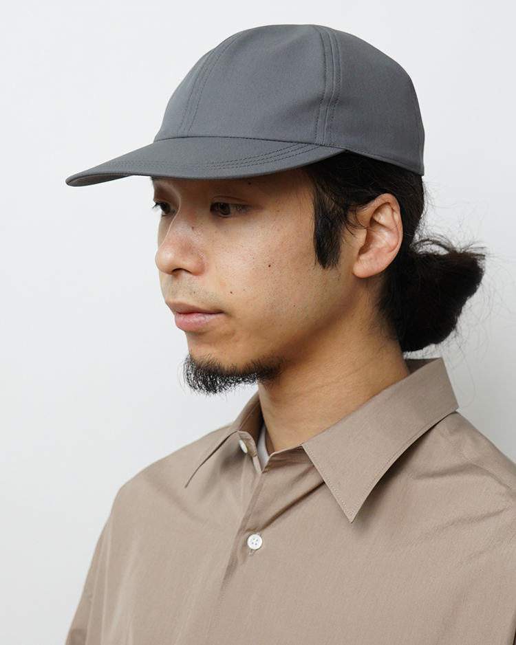 Graphpaper (MEN) / Wooly Cotton Twill 6 Panel Cap / C.GRAY