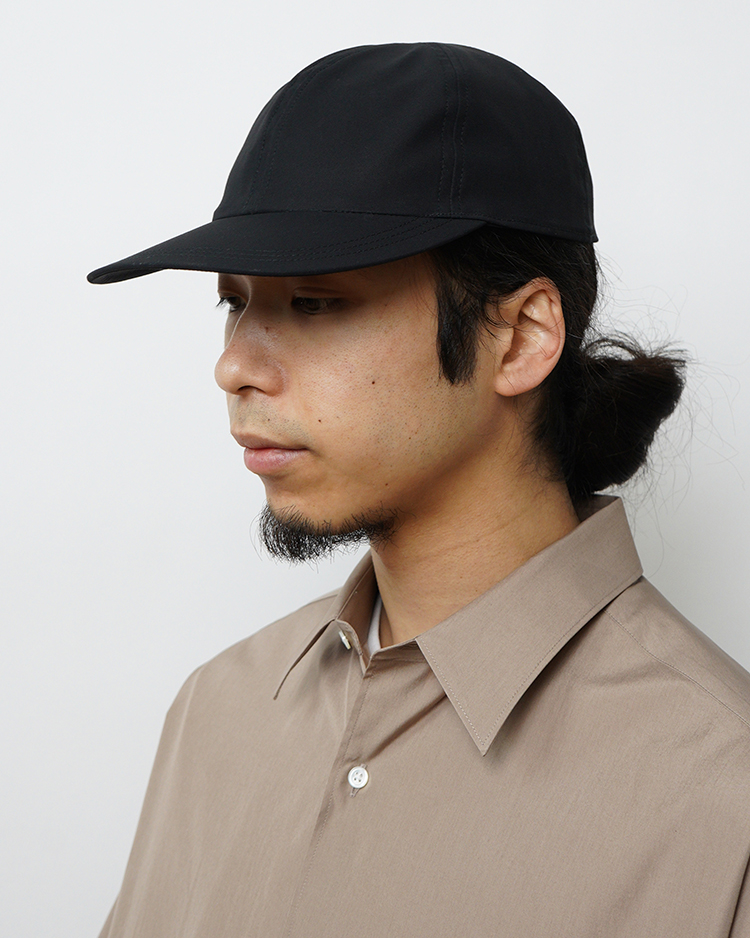 Graphpaper (MEN) / Wooly Cotton Twill 6 Panel Cap / BLACK
