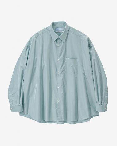  / ALUMO for GP L/S Oversized Regular Collar Shirt / SMOKE BLUE