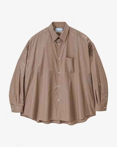  / ALUMO for GP L/S Oversized Regular Collar Shirt / TAUPE