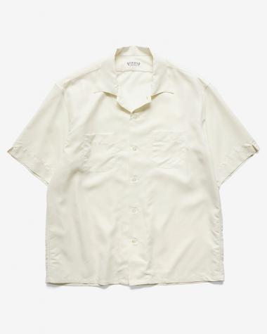  / S/S OPEN COLLER SHIRT / NATURAL