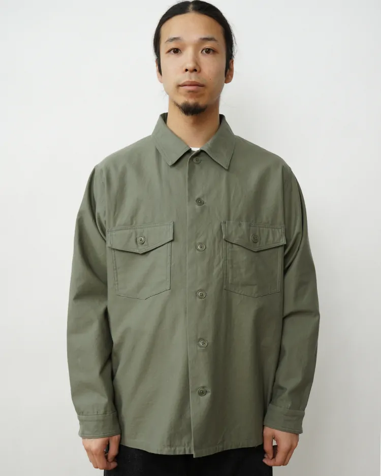 YAECA (MEN) / BAKER SHIRT / OLIVE