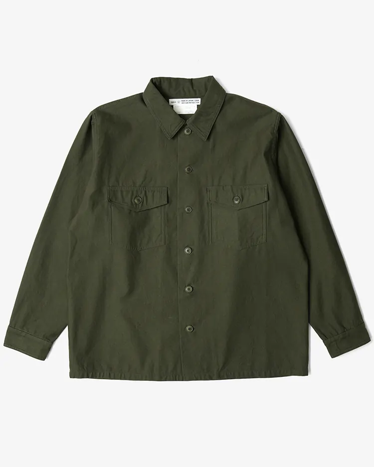 YAECA (MEN) / BAKER SHIRT / D.OLIVE