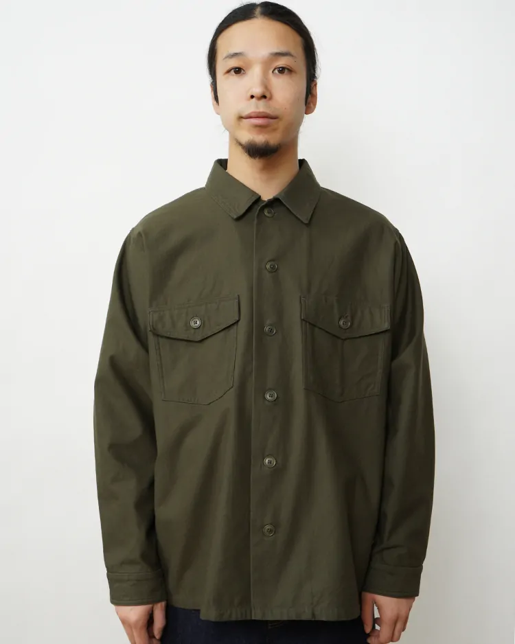YAECA (MEN) / BAKER SHIRT / D.OLIVE