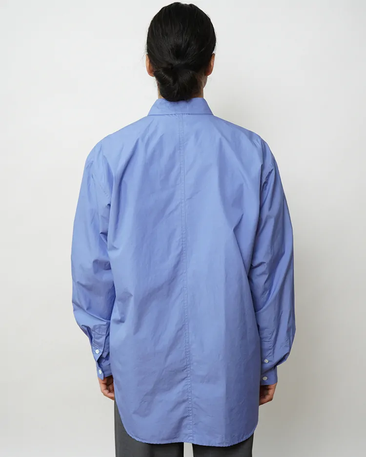 SUVIN BROAD WASHED SHIRT / SAX | ATON (MEN)(エイトン) | SHIRTS