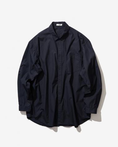  / SUVIN BROAD WASHED SHIRT / NAVY