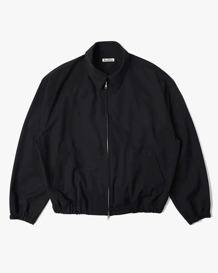 Dice&Dice / HIGH COUNT GABARDINE ZIP BLUSON / DARK NAVY