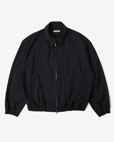  / HIGH COUNT GABARDINE ZIP BLUSON / DARK NAVY