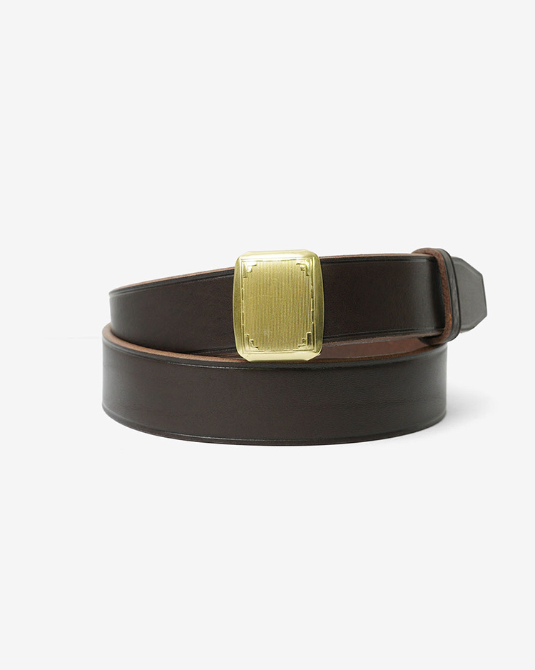 PHIGVEL / HICKOK BELT / DARK BROWN × BRASS