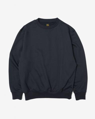  / ULTRA CREAMY INLAY CREW NECK LONG SLEEVE / NAVY