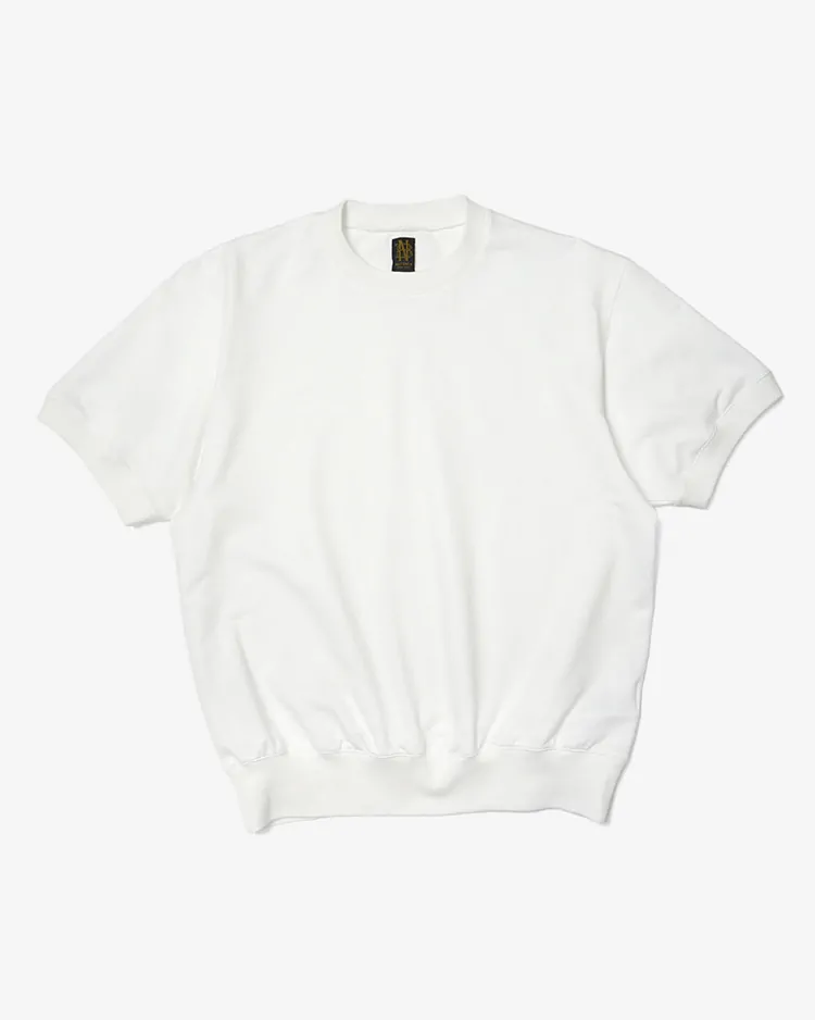 BATONER (MEN) / ULTRA CREAMY INLAY CREW NECK SHORT SLEEVE / WHITE