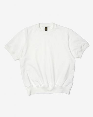  / ULTRA CREAMY INLAY CREW NECK SHORT SLEEVE / WHITE