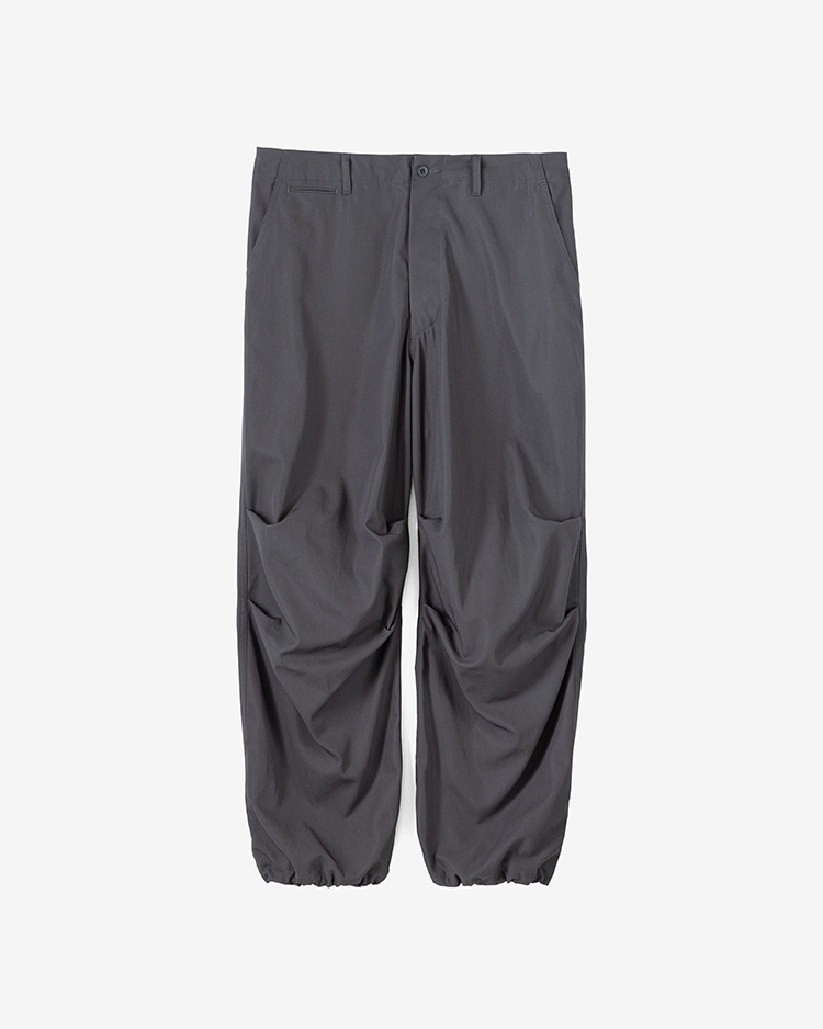 Graphpaper (MEN) / High Twist Gabardine Military Pants / ASPHALT