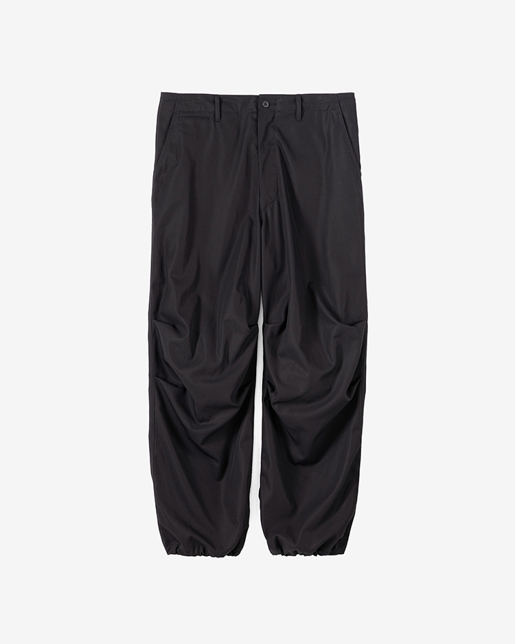 Graphpaper (MEN) / High Twist Gabardine Military Pants / BLACK