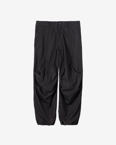  / High Twist Gabardine Military Pants / BLACK