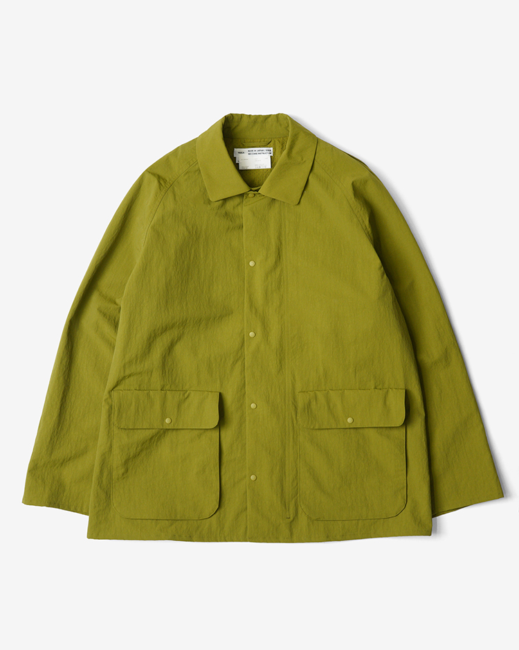 YAECA (MEN) / Short Zip Coat / OLIVE