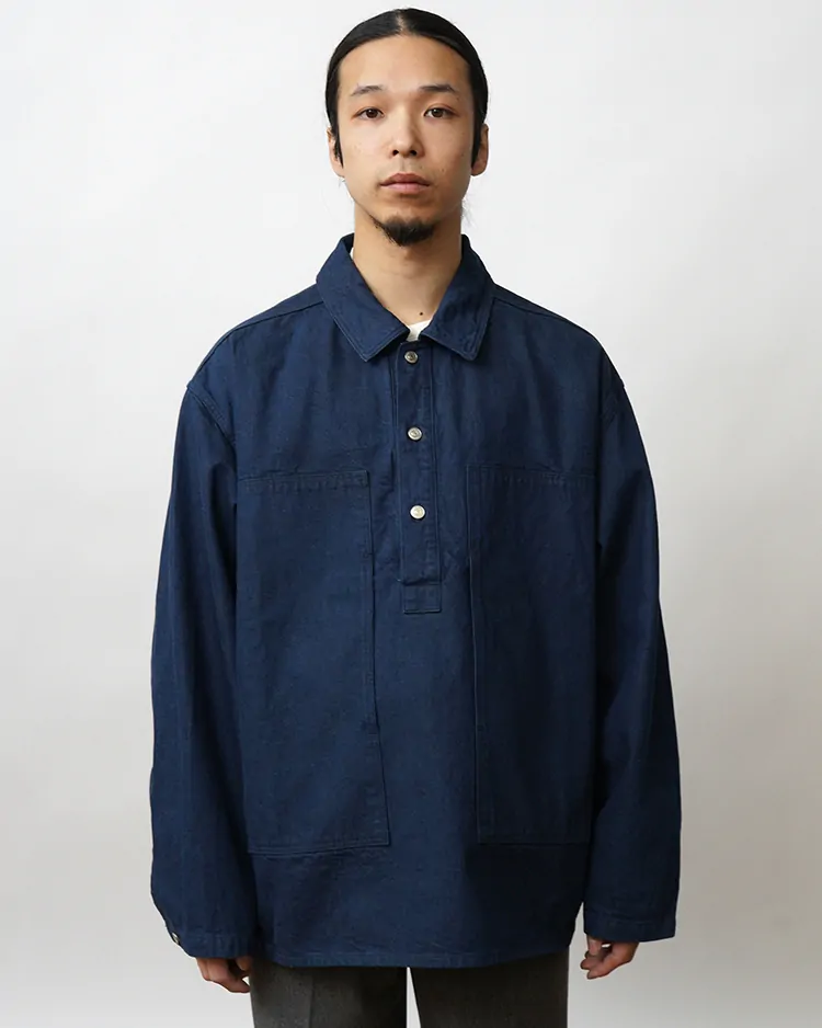 YAECA (MEN) / M35 Pullover / INDIGO