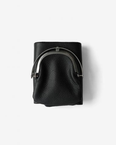 ED ROBERT JUDSON / ODD - FRAME TRIFOLD WALLET / BLACK (BOX GRAIN)