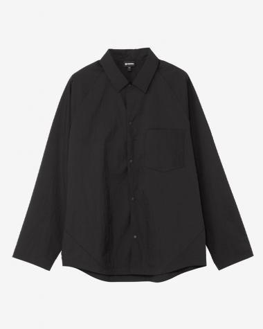  / Sheer Nylon Wind Shirt / BLACK (BK)